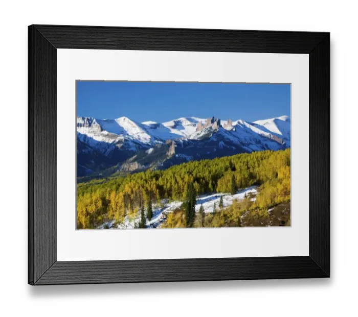 Framed Print : USA, Colorado, Ohio Pass and the Castels With Autumn Color Framed Print : USA, Colorado, Ohio Pass and the Castels With Autumn Color