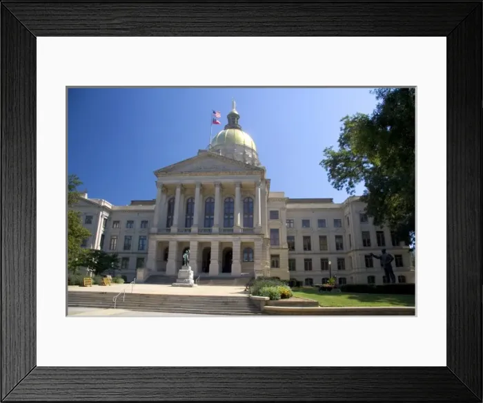 Framed Print : The Georgia State Capitol building in Atlanta Framed Print : The Georgia State Capitol building in Atlanta