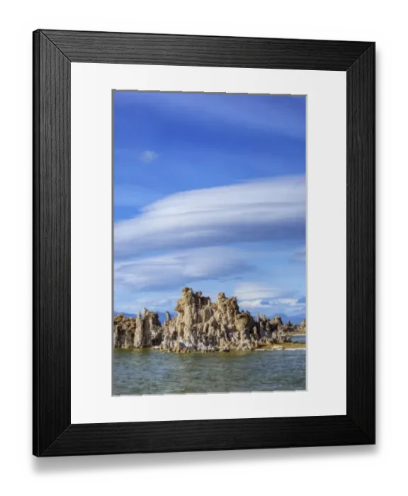Framed Print : CA, Mono Lake Tufa State Reserve, South Tufa Area