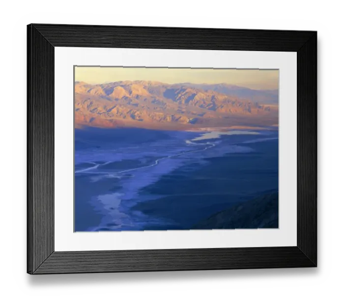 Framed Print : Death Valley National Park, California. USA. View from Dantes View at dawn