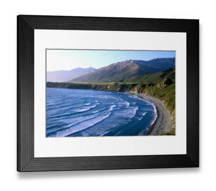 Framed Print : USA, California, Big Sur, bay along Highway 1 Framed Print : USA, California, Big Sur, bay along Highway 1