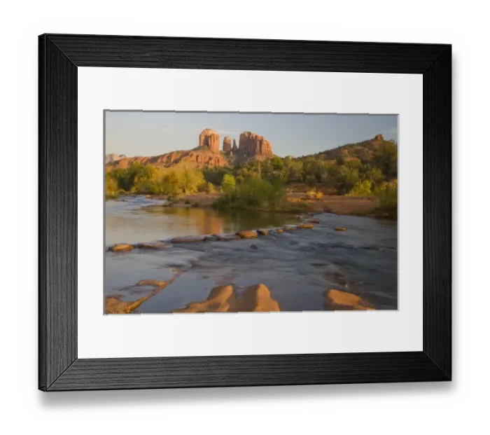 Framed Print : AZ, Arizona, Sedona, Crescent Moon Recreation Area, Red Rock Crossing; Oak Creek Framed Print : AZ, Arizona, Sedona, Crescent Moon Recreation Area, Red Rock Crossing; Oak Creek