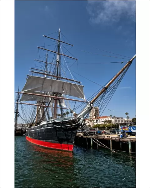 Star of India historic ship at dock in San Diego Bay, California