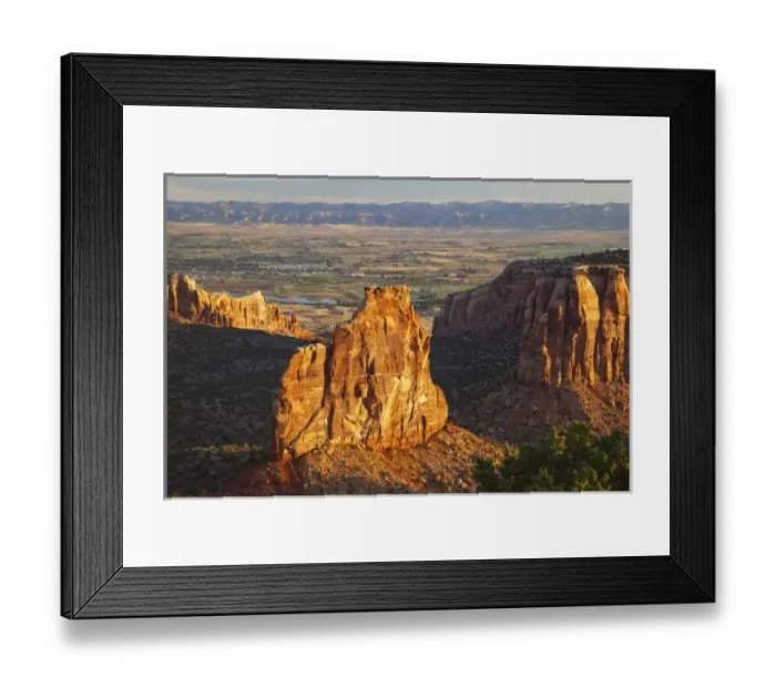 Framed Print : USA, Colorado, Colorado National Monument, Monument Canyon, Independence Monument