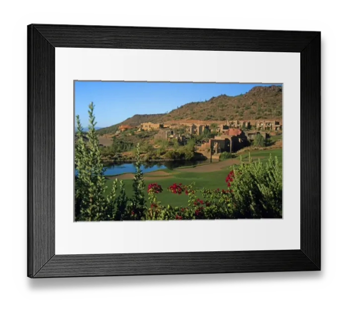 Framed Print : USA, Arizona, Fountain HIlls. Inn at Eagle Mountain Golf Resort Framed Print : USA, Arizona, Fountain HIlls. Inn at Eagle Mountain Golf Resort