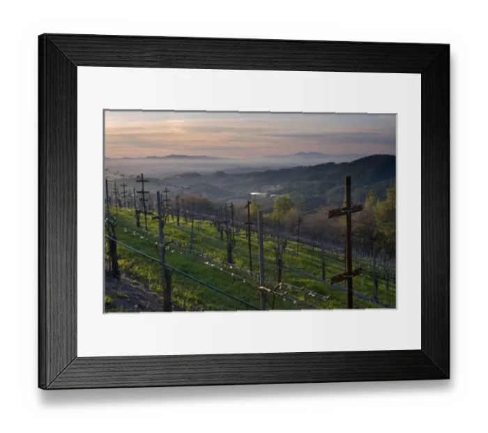 Framed Print : USA, California, Napa Valley. Napa Valley and Hess Collection winery and Christian Framed Print : USA, California, Napa Valley. Napa Valley and Hess Collection winery and Christian