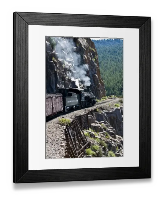 Framed Print : Durango and Silverton narrow guage Railroad. Coal-fired, steam operated locomotives Framed Print : Durango and Silverton narrow guage Railroad. Coal-fired, steam operated locomotives