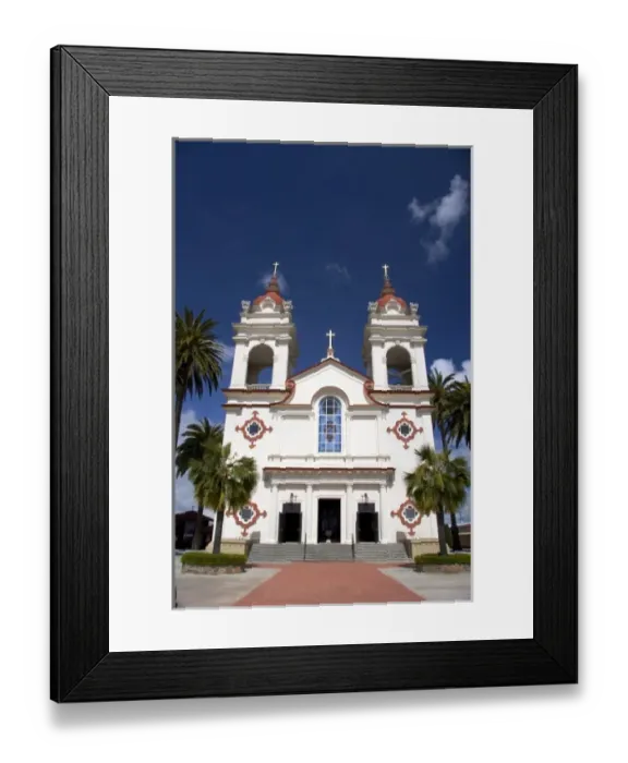 Framed Print : Five Wounds Portuguese National Church in San Jose, California Framed Print : Five Wounds Portuguese National Church in San Jose, California