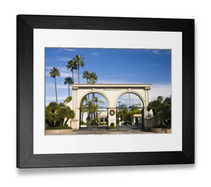 Framed Print : USA, California, Los Angeles. Entrance gate to Paramount Studios on Melrose Avenue Framed Print : USA, California, Los Angeles. Entrance gate to Paramount Studios on Melrose Avenue