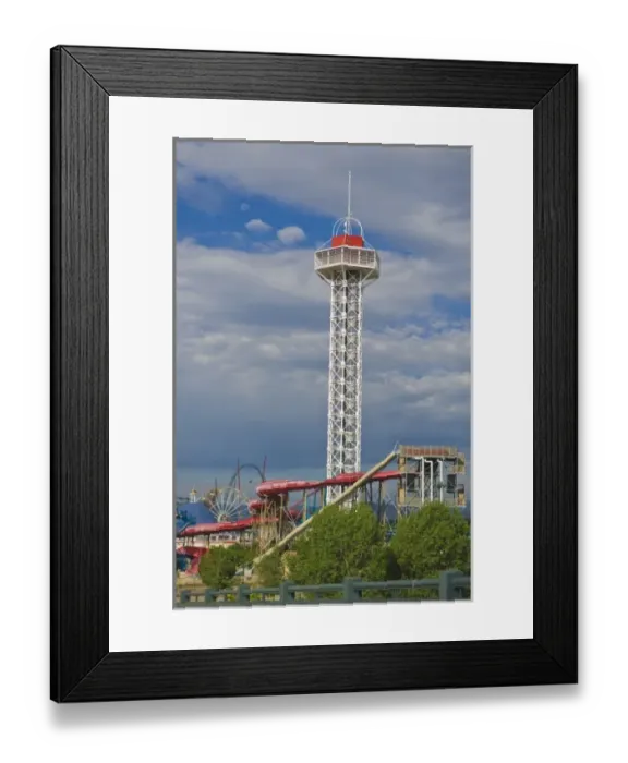 Framed Print : Elitch Gardens began as an amusement park in 1890 and included a zoo, botanical gardens Framed Print : Elitch Gardens began as an amusement park in 1890 and included a zoo, botanical gardens