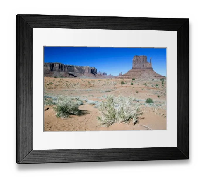 Framed Print : USA, Arizona, Monument Valley. Monument Valley Navajo Tribal Park, located on