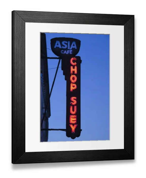 Framed Print : USA, California, Northern California, Napa Valley Wine Country, Napa, Asia Cafe Framed Print : USA, California, Northern California, Napa Valley Wine Country, Napa, Asia Cafe