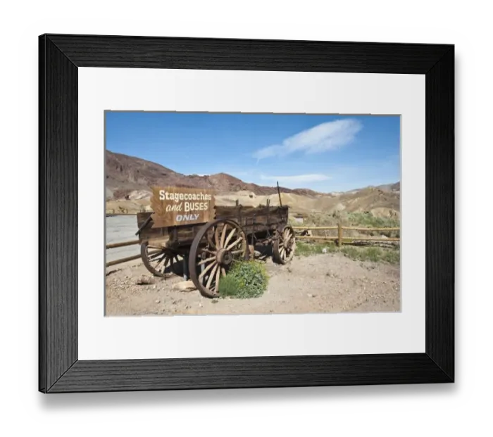 Framed Print : California. Calico Ghost Town near Barstow