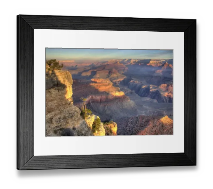 Framed Print : AZ, Arizona, Grand Canyon National Park, South Rim, sunrise at Yavapai Point, with Framed Print : AZ, Arizona, Grand Canyon National Park, South Rim, sunrise at Yavapai Point, with