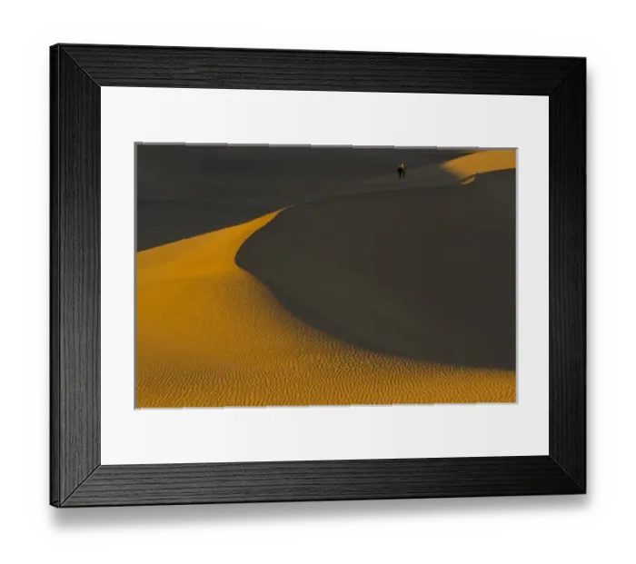 Framed Print : Sand Dunes and ripple desgins from the early morning light falling on the Dunes Mesquite