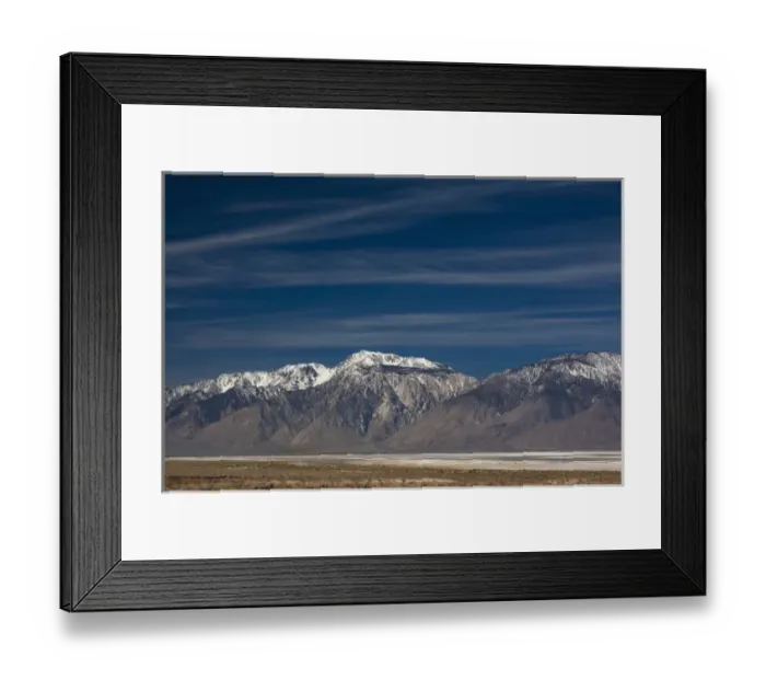 Framed Print : USA, California, Eastern Sierra Nevada Area, Owens Valley, Keeler, mountain landscape