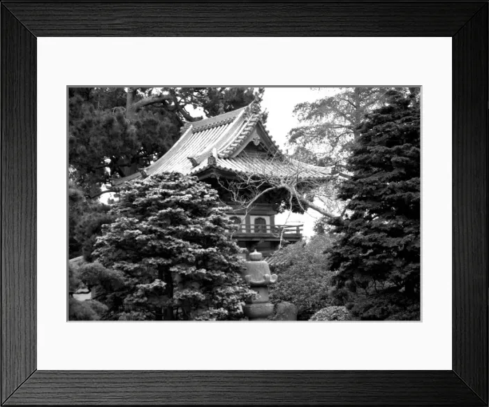 Framed Print : Pagoda in the Japanese Gardens, Golden Gate Park, San Francisco California Framed Print : Pagoda in the Japanese Gardens, Golden Gate Park, San Francisco California
