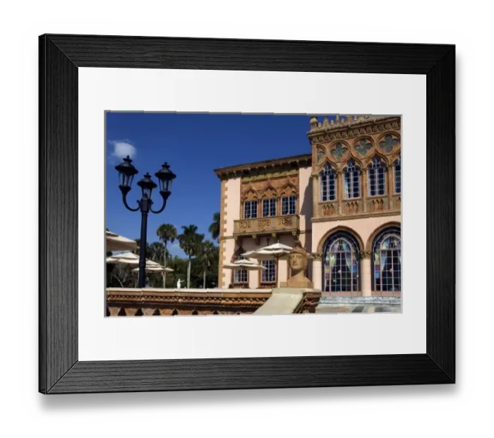 Framed Print : Ca d Zan from Front Terrace Framed Print : Ca d Zan from Front Terrace