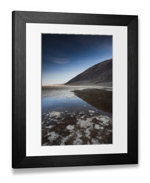 Framed Print : USA, California, Death Valley National Park, Badwater, elevation 282 feet below sea level Framed Print : USA, California, Death Valley National Park, Badwater, elevation 282 feet below sea level