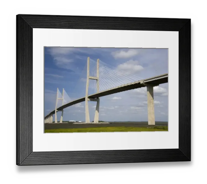 Framed Print : The Sidney Lanier Bridge crossing the South Brunswick River at Brunswick, Georgia Framed Print : The Sidney Lanier Bridge crossing the South Brunswick River at Brunswick, Georgia