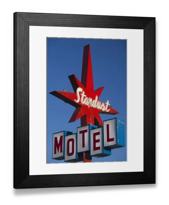 Framed Print : USA, California, Northern California, Northern Mountains, Redding, 1950s-era sign