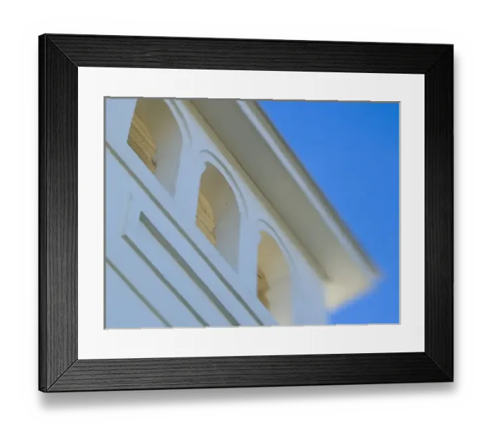 Framed Print : Tucson, Arizona. Architectural details of an historic Jewish Synagogue