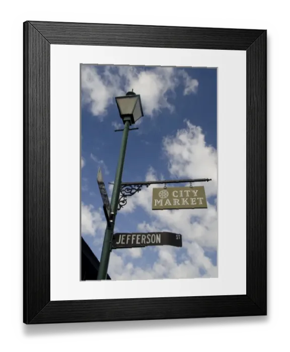 Framed Print : Georgia, Savannah. City Market area Framed Print : Georgia, Savannah. City Market area