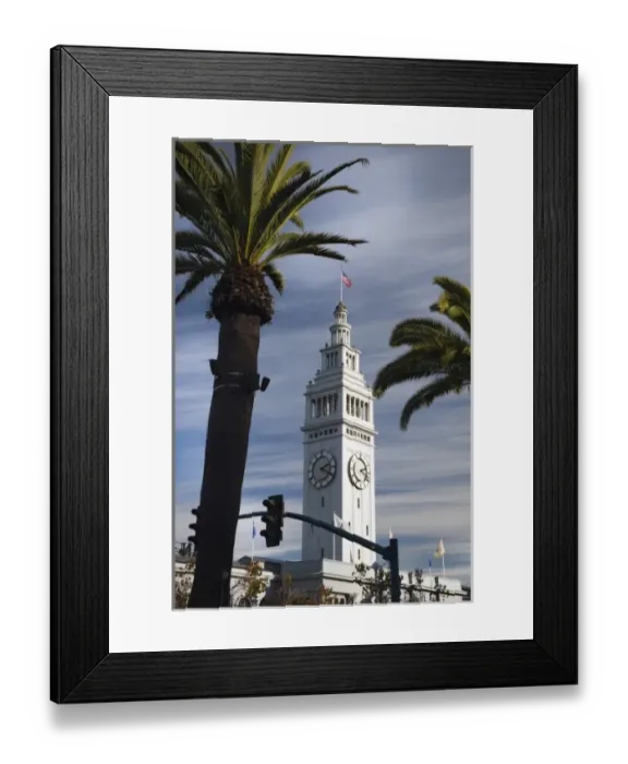Framed Print : USA, California, San Francisco, Embarcadero, Ferry Building, exterior Framed Print : USA, California, San Francisco, Embarcadero, Ferry Building, exterior
