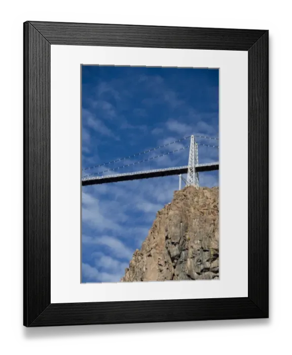 Framed Print : Colorado, Canon City, Royal Gorge Railroad. Views from the train, Royal Gorge Bridge Framed Print : Colorado, Canon City, Royal Gorge Railroad. Views from the train, Royal Gorge Bridge