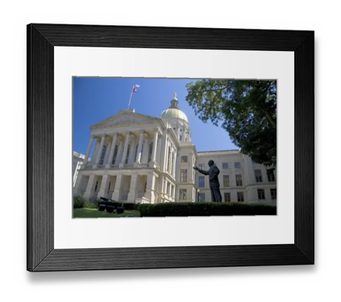 Framed Print : The Georgia State Capitol building in Atlanta Framed Print : The Georgia State Capitol building in Atlanta