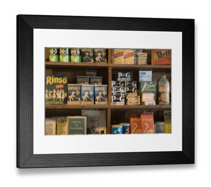 Framed Print : USA, Florida, The Everglades: Chokoloskee, Historic Smallwood Store, Everglades Trading Post 1906 Framed Print : USA, Florida, The Everglades: Chokoloskee, Historic Smallwood Store, Everglades Trading Post 1906