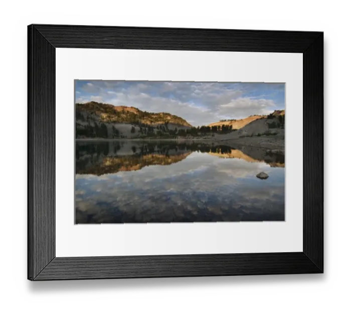 Framed Print : Sunset reflections on Lake Helen, Lassen Volcanic National Park, Mount Lassen, California Framed Print : Sunset reflections on Lake Helen, Lassen Volcanic National Park, Mount Lassen, California