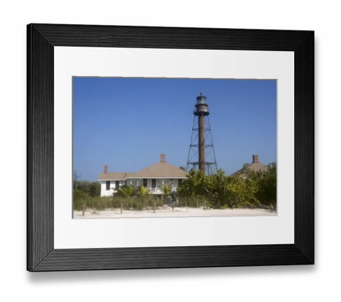 Framed Print : Sanibel Island Light is the first lighthouse on the Gulf Coast of Florida Framed Print : Sanibel Island Light is the first lighthouse on the Gulf Coast of Florida