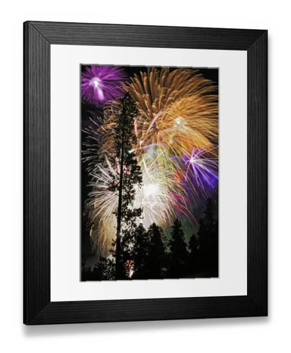 Framed Print : USA, Colorado, Frisco. Spectacular July 4th fireworks display. (composite) Credit as Framed Print : USA, Colorado, Frisco. Spectacular July 4th fireworks display. (composite) Credit as