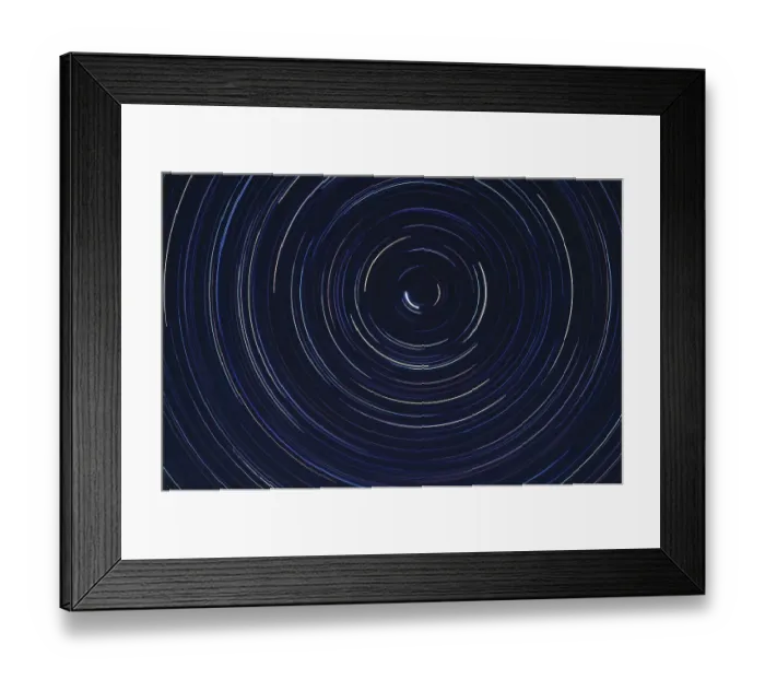 Framed Print : USA, California, Star Trail. A long exposure catches the trail of stars in Death Framed Print : USA, California, Star Trail. A long exposure catches the trail of stars in Death