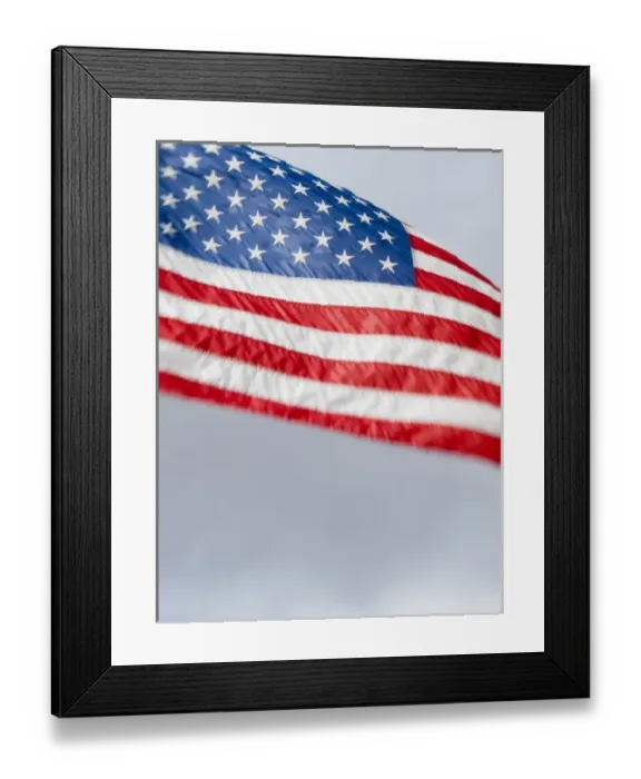 Framed Print : Tucson, Arizona: American flag