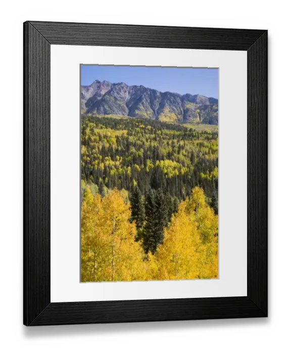 Framed Print : USA, Colorado, San Juan National Forest, along highway 550 Framed Print : USA, Colorado, San Juan National Forest, along highway 550