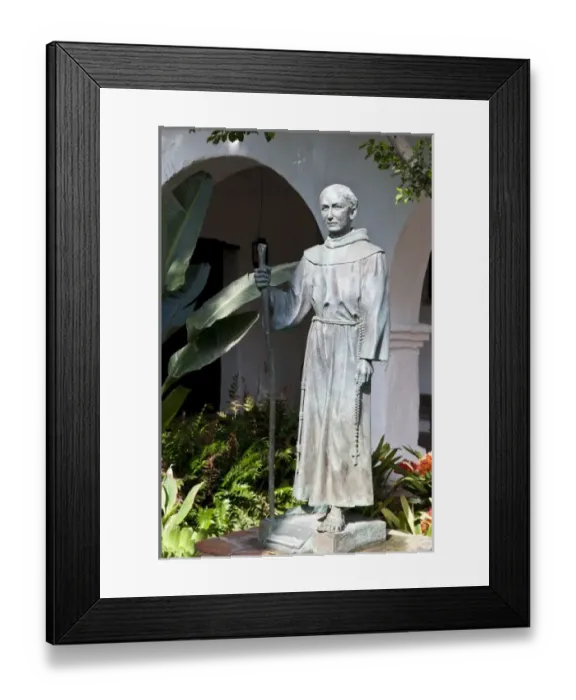 Framed Print : San Diego, California. Mission Basilica San Diego de Alcala