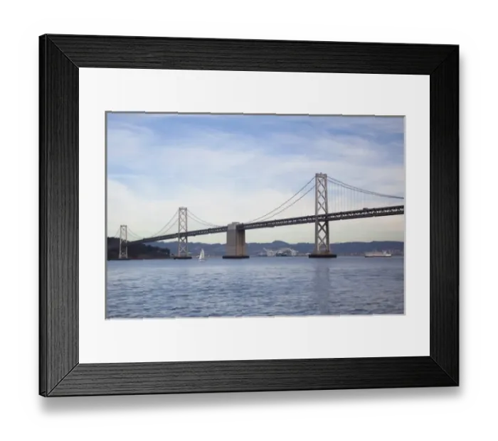 Framed Print : USA, California, San Francisco, Embarcadero, Bay Bridge, late afternoon Framed Print : USA, California, San Francisco, Embarcadero, Bay Bridge, late afternoon