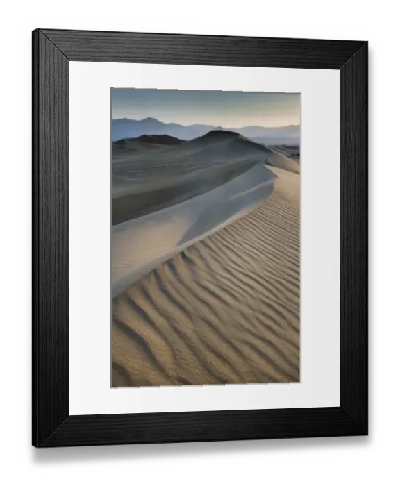 Framed Print : Sand Dunes, Death Valley National Park, California, USA