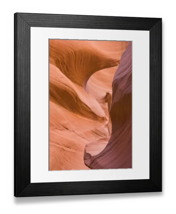 Framed Print : USA, AZ, Abstract Detail of Lower Antelope Canyon near Page Framed Print : USA, AZ, Abstract Detail of Lower Antelope Canyon near Page