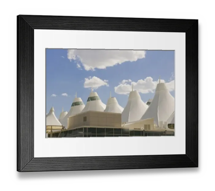 Framed Print : USA, CO, Denver. Architecture of Denver International Airport designed to resemble Framed Print : USA, CO, Denver. Architecture of Denver International Airport designed to resemble