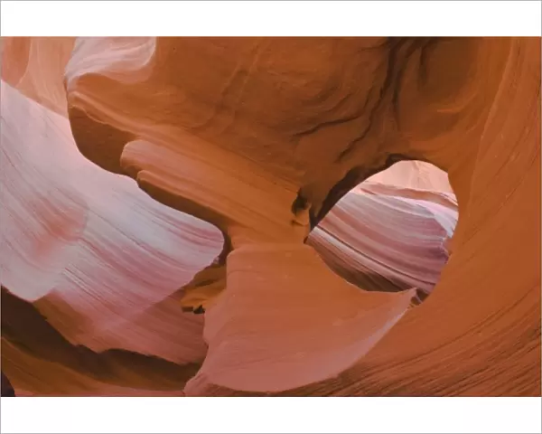USA, AZ, Abstract Detail of Lower Antelope Canyon near PageLNA0240 (MR)
