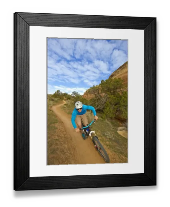Framed Print : Mountain biking the Kokopelli Trail Loops near Fruita, Colorado, USA (MR) Framed Print : Mountain biking the Kokopelli Trail Loops near Fruita, Colorado, USA (MR)