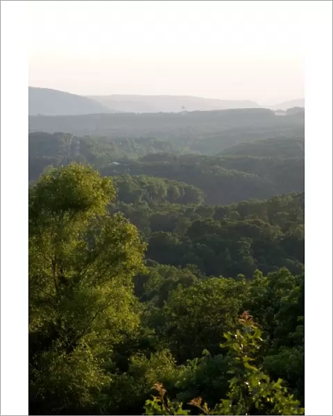 View of the Ozark Mountains near Mountain View, Arkansas. (Not available for website