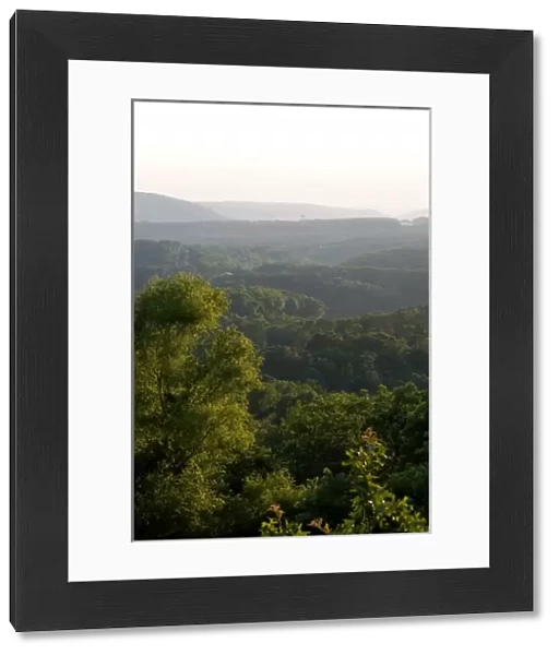 View of the Ozark Mountains near Mountain View, Arkansas. (Not available for website