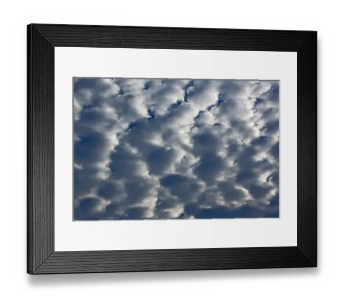 Framed Print : Altocumulus cloud pattern, Florida