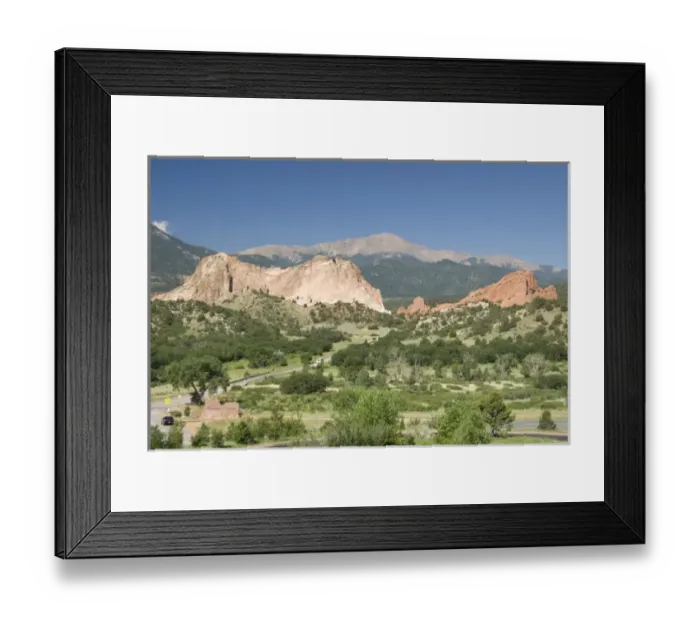 Framed Print : USA, Colorado, Colorado Springs, Garden of the Gods. Views of the famous red rock Framed Print : USA, Colorado, Colorado Springs, Garden of the Gods. Views of the famous red rock