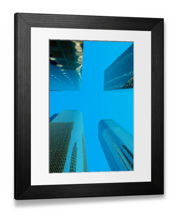 Framed Print : USA, California, Los Angeles. Downtown highrise buildings Framed Print : USA, California, Los Angeles. Downtown highrise buildings