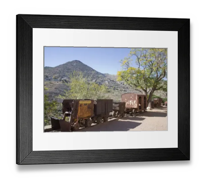Framed Print : AZ, Arizona, Jerome, Jerome State Historic Park, devoted to the mining history of the area Framed Print : AZ, Arizona, Jerome, Jerome State Historic Park, devoted to the mining history of the area